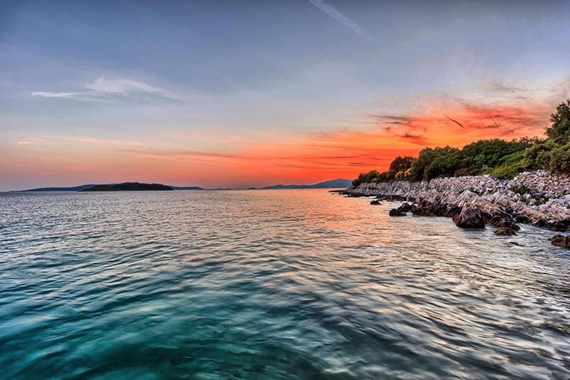 Traditional Dalmatian Stone House By The Sea Okrug Gornji Esterno foto
